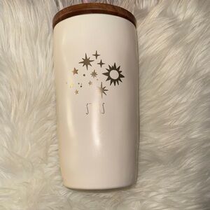 Rae Dunn Wooden Lid Tumbler